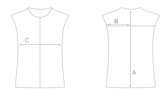 Guida misure CROPPED LINEN SHIRT