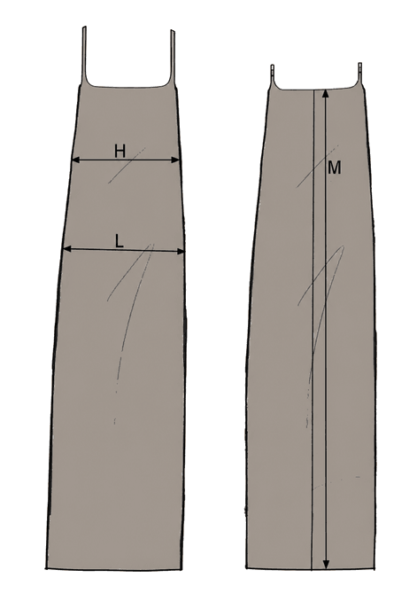 Guida misure SATIN MIDI DRESS