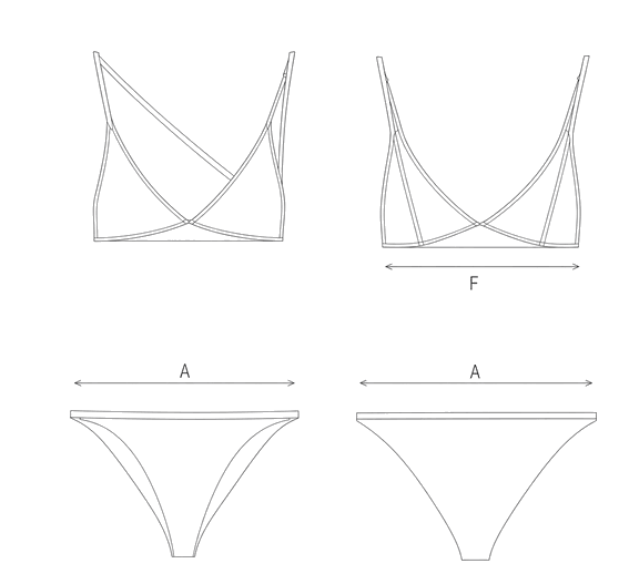 Guida misure TRIANGLE BIKINI