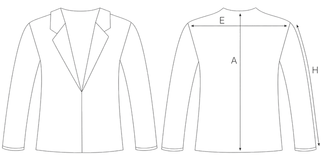 Guida misure MALFILÈ SINGLE-BREASTED BLAZER