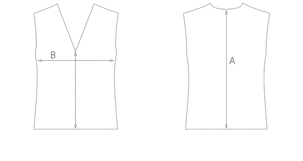 Guida misure FRINGED VEST