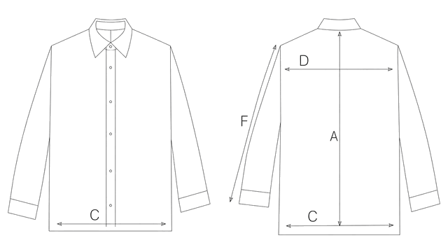 Guida misure SILK CROPPED SHIRT
