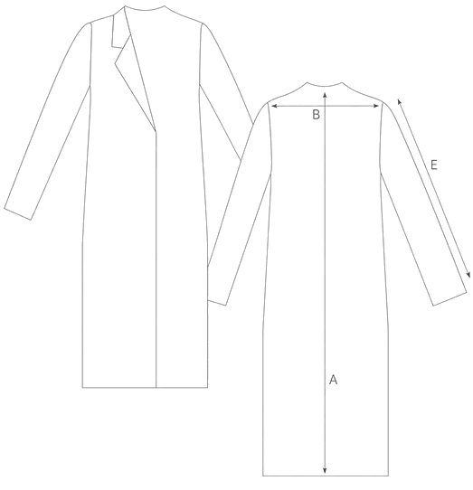Guida misure LINEN DUSTER