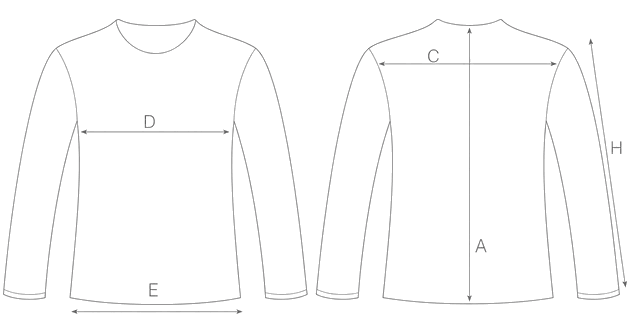Guida misure OXFORD SLIM SHIRT
