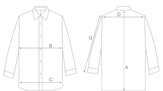 Guida misure PRINTED SILK SHIRT