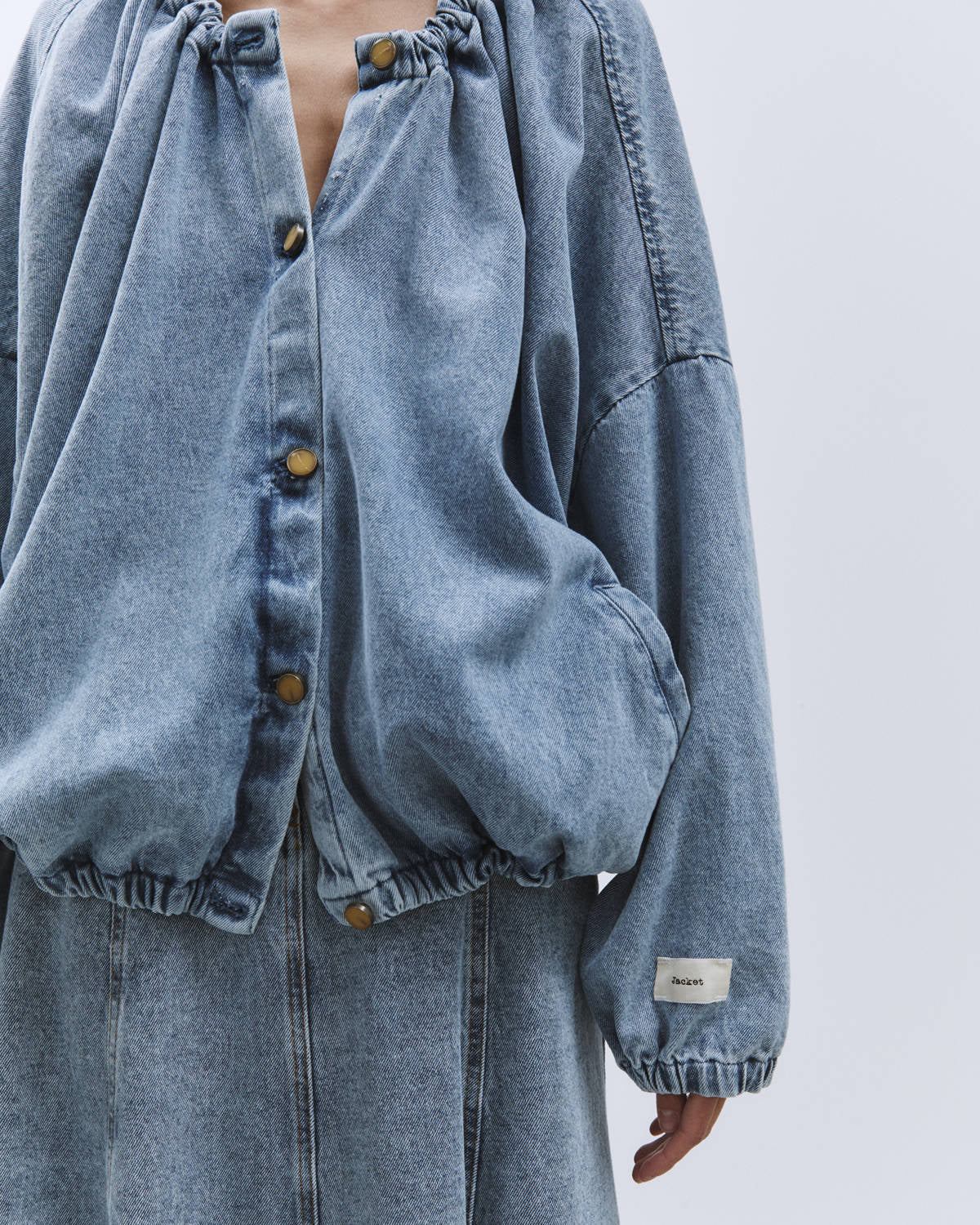 BOMBER DENIM Bleach Blue
