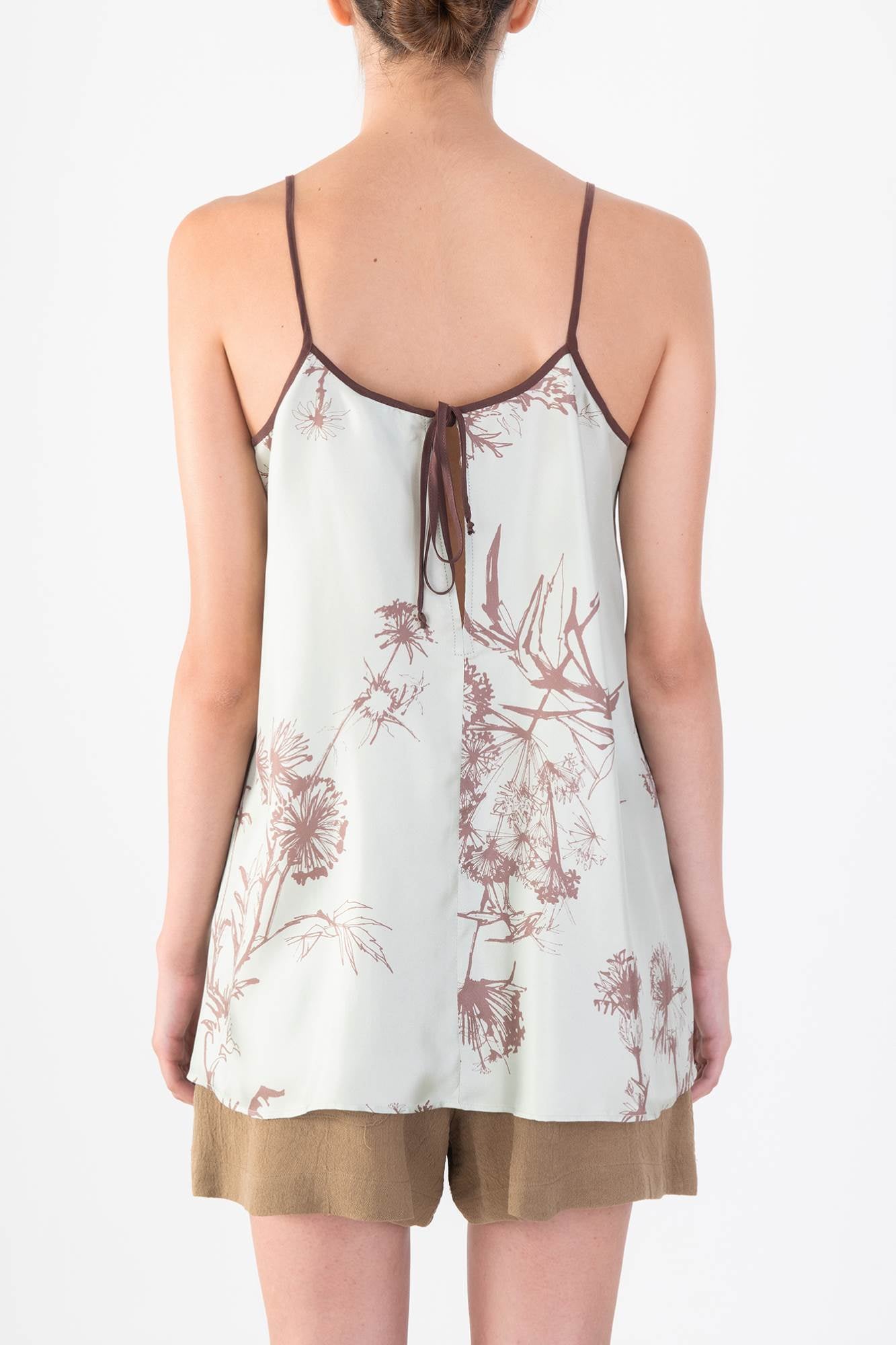 FLARED TOP WITH “DANDY LION” PRINT