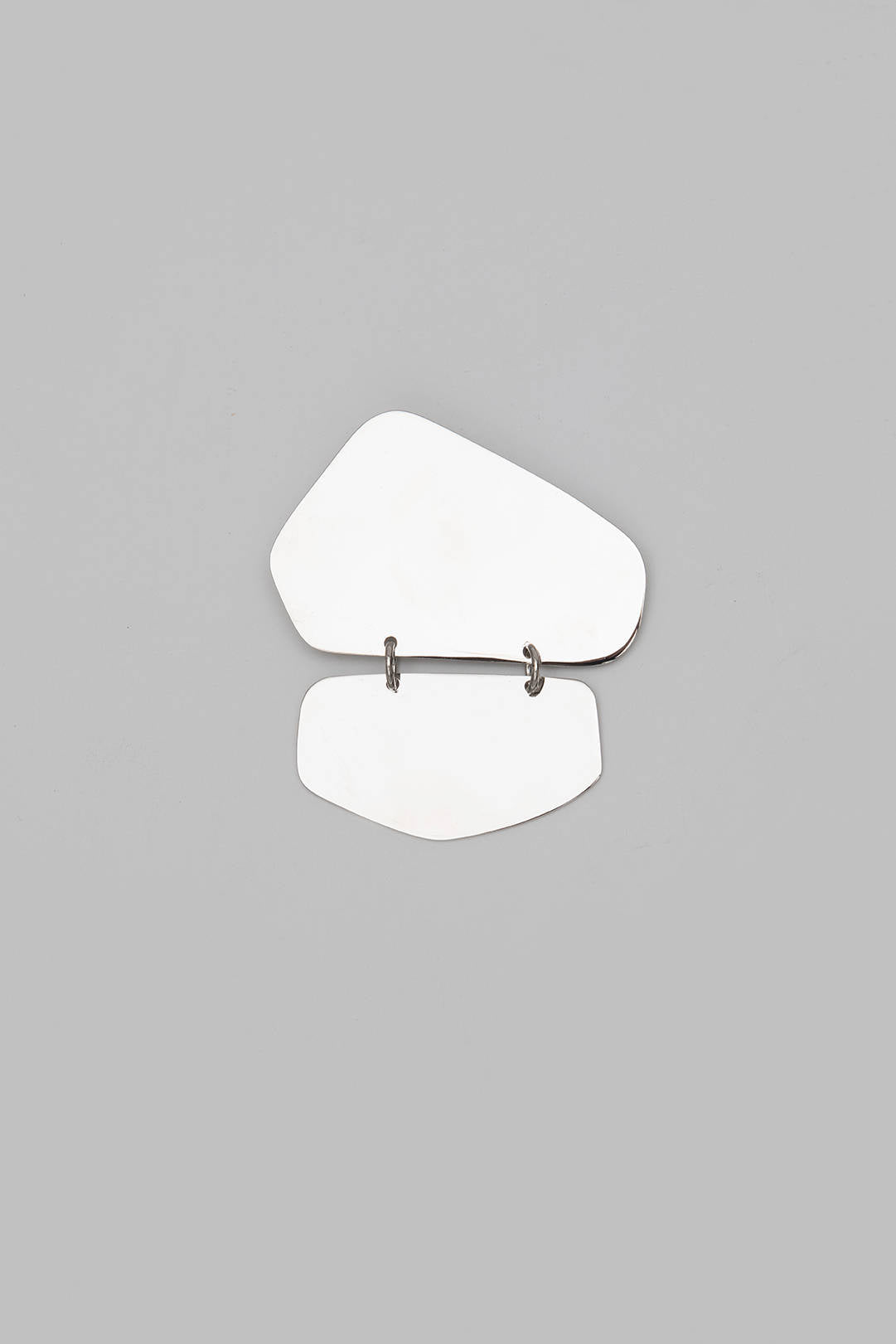 SILVER MIRROR PLATE PIN
