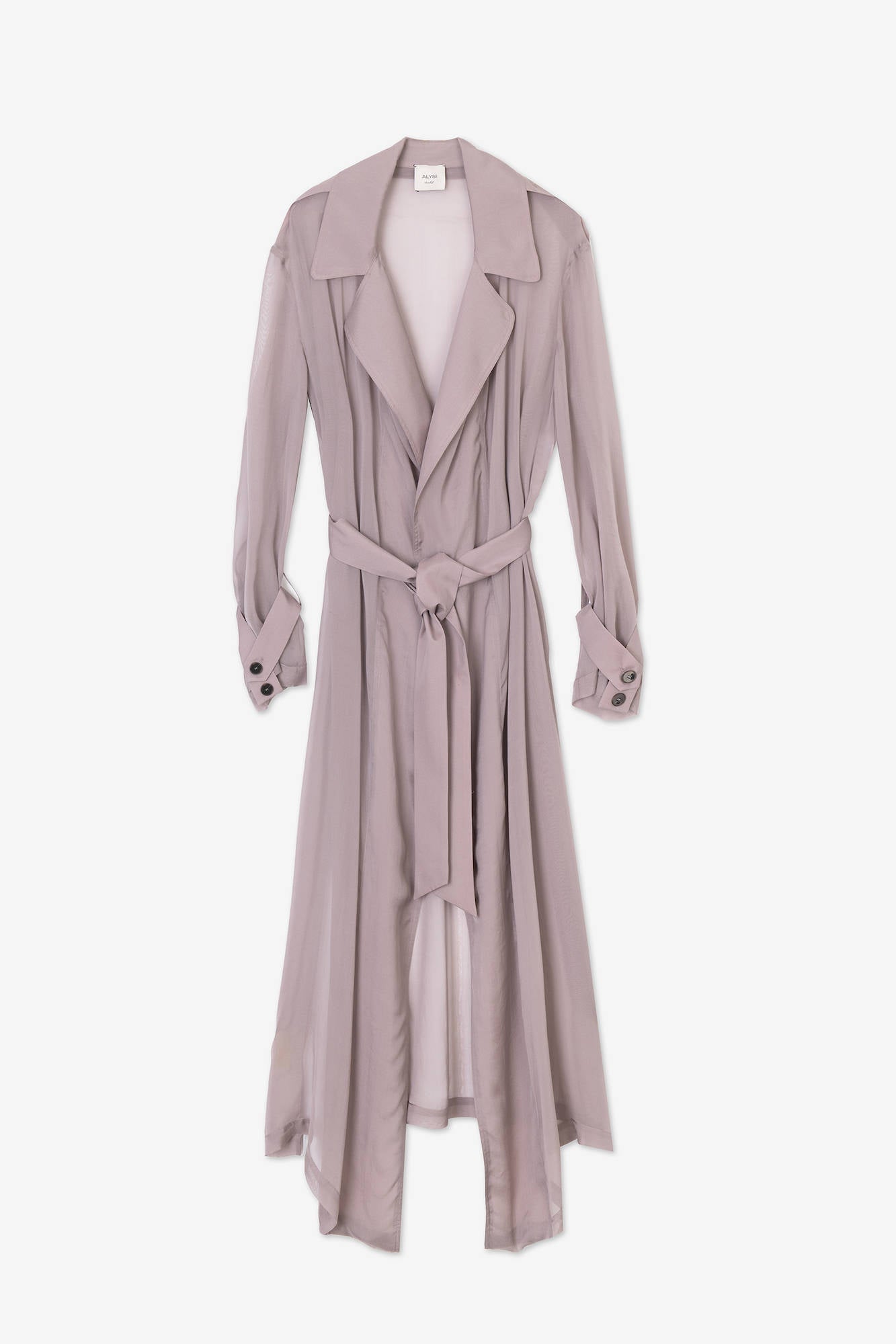 CHIFFON TRENCH Mauve