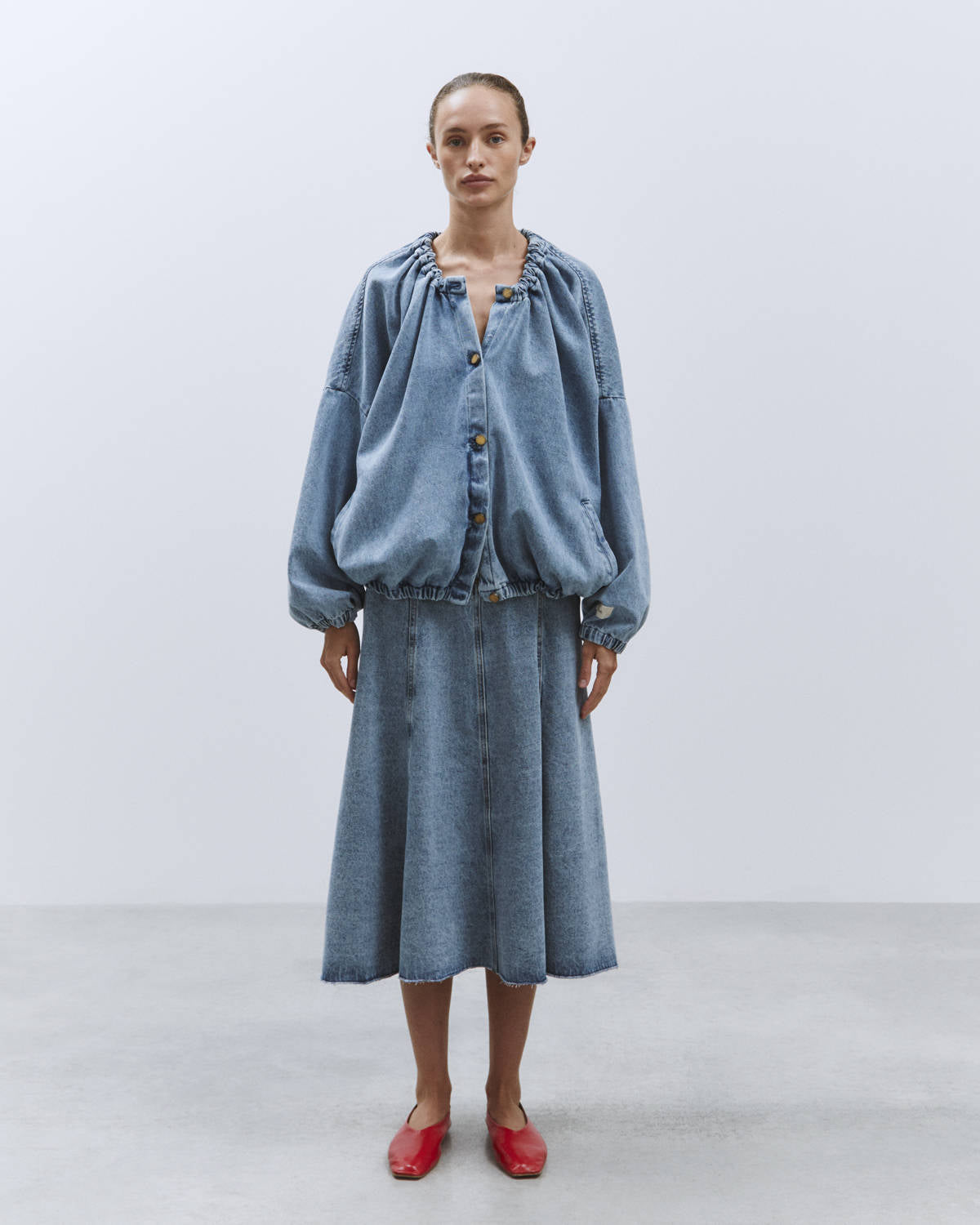 BOMBER DENIM Bleach Blue