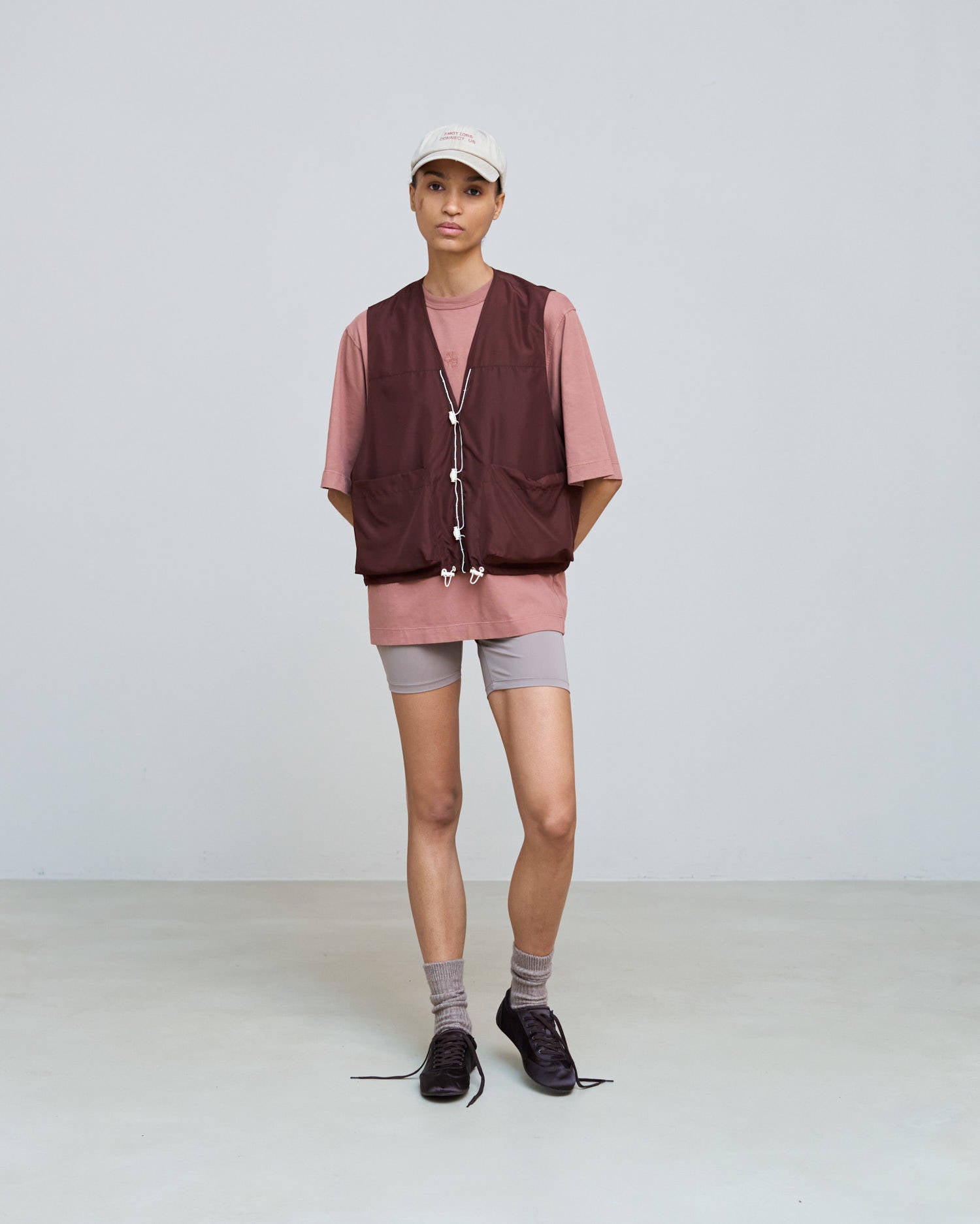 NYLON VEST Choco