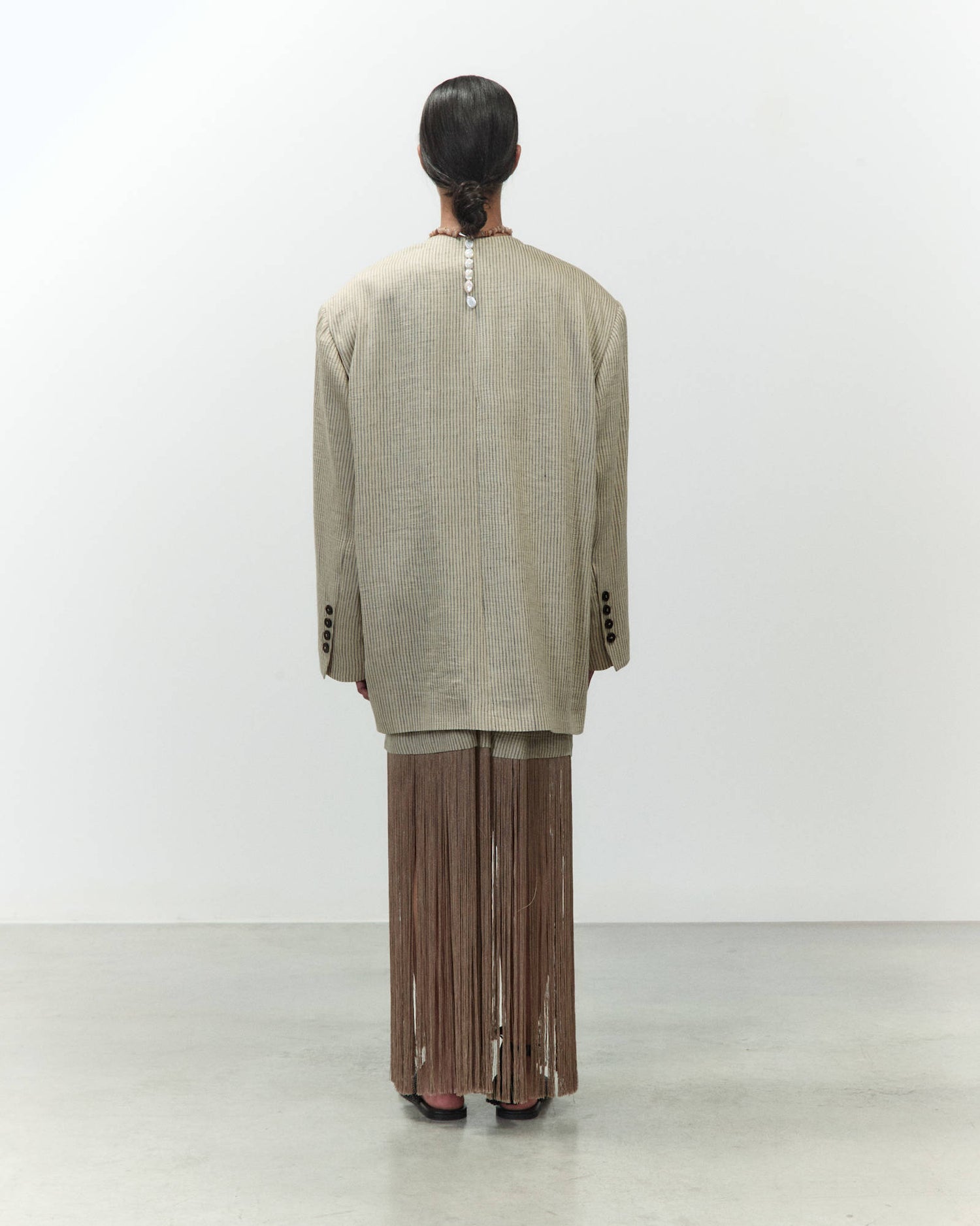 OVERSIZED LINEN JACKET