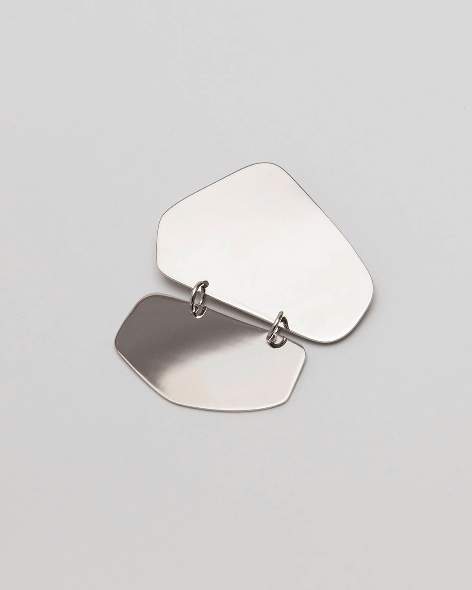 SILVER MIRROR PLATE PIN