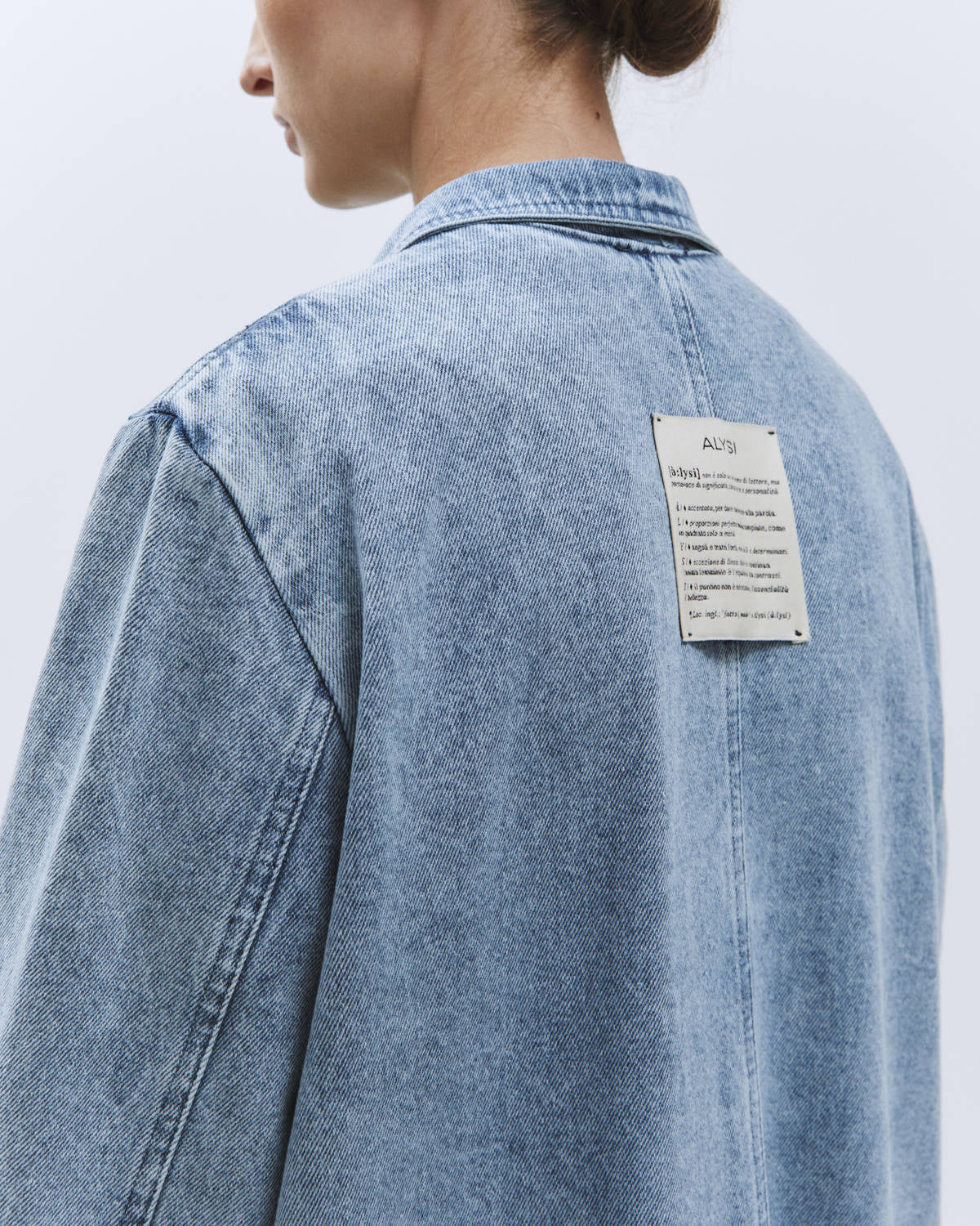 LONG DENIM DUSTER Bleach Blue