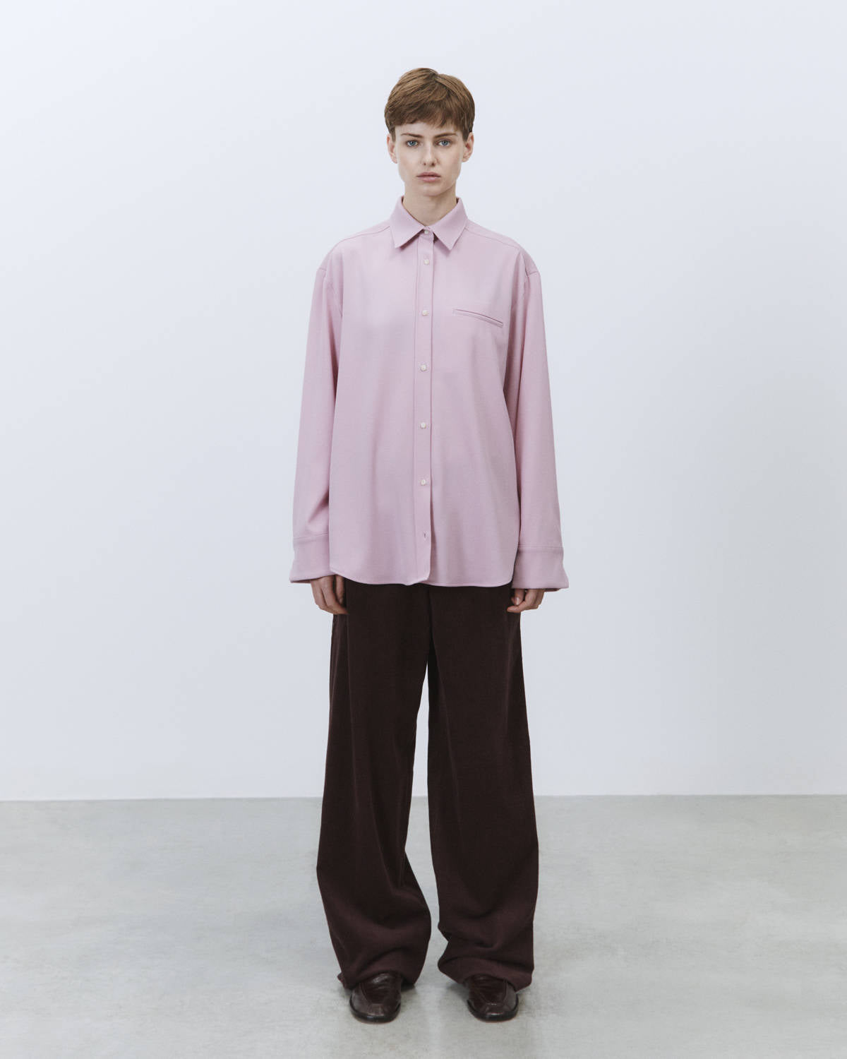 LONG WOOL SHIRT
