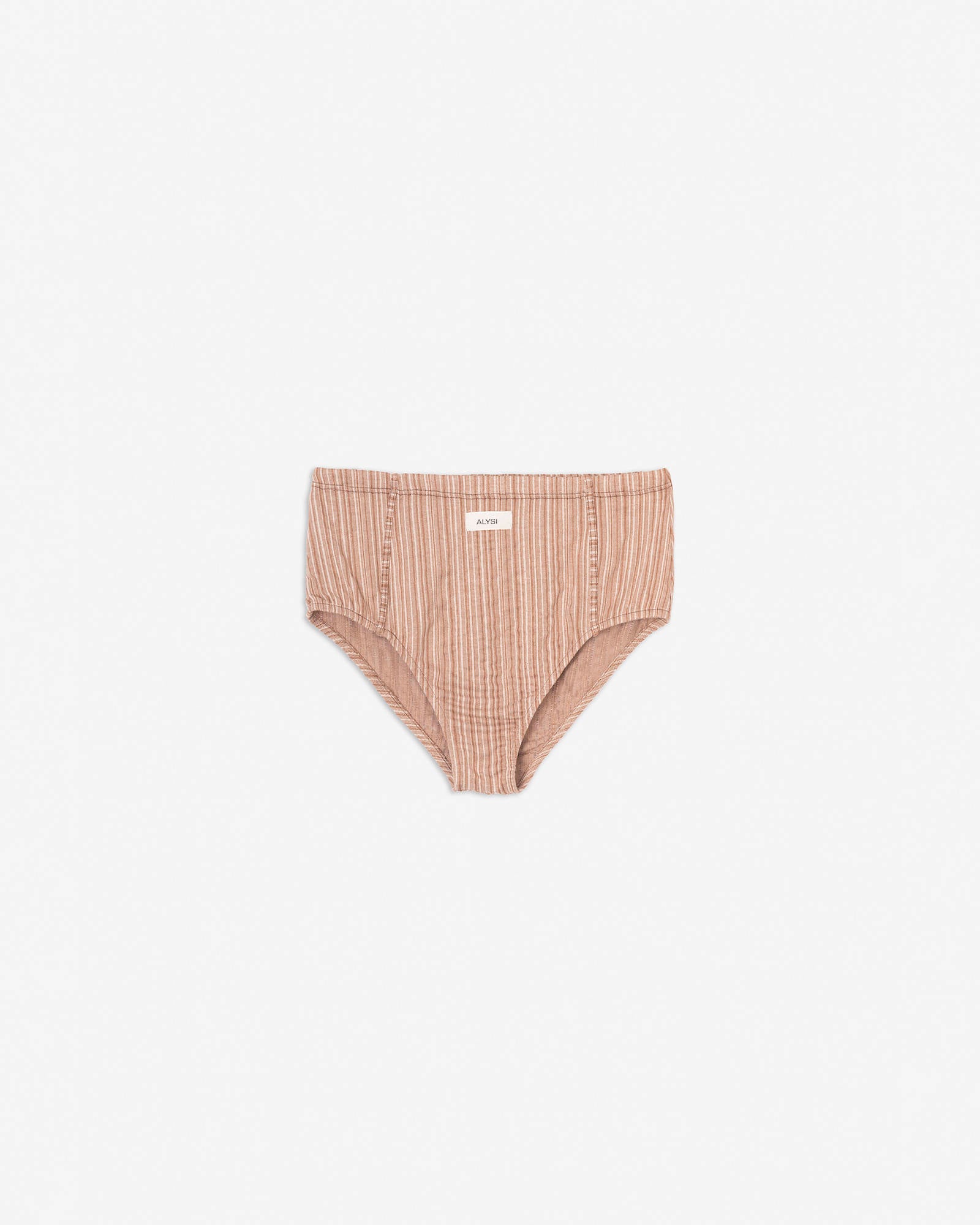 MICRO STRIPED JERSEY CULOTTE Cereal