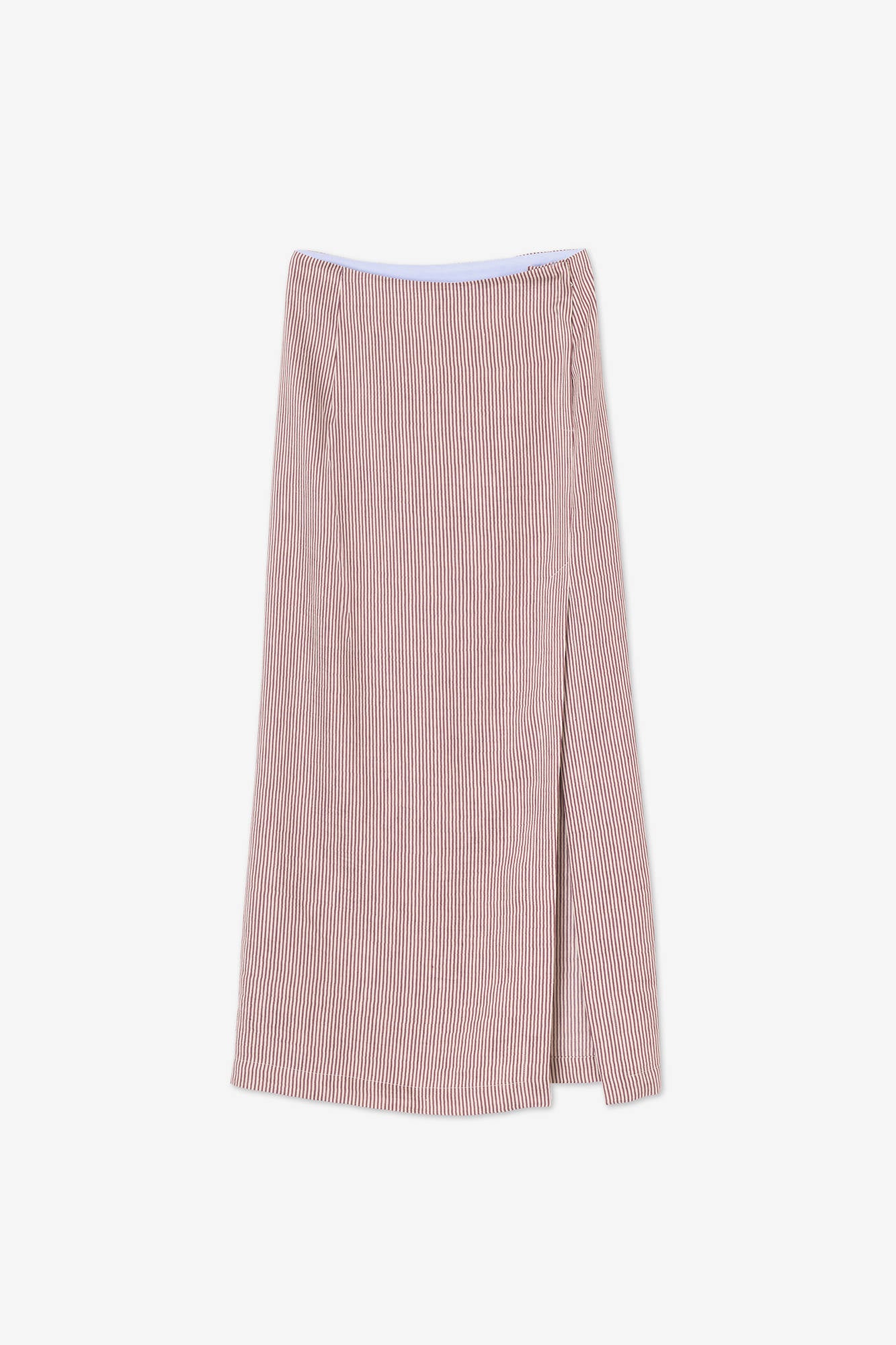 BAROLO MICRO STRIPED LOUNGEETTE SKIRT