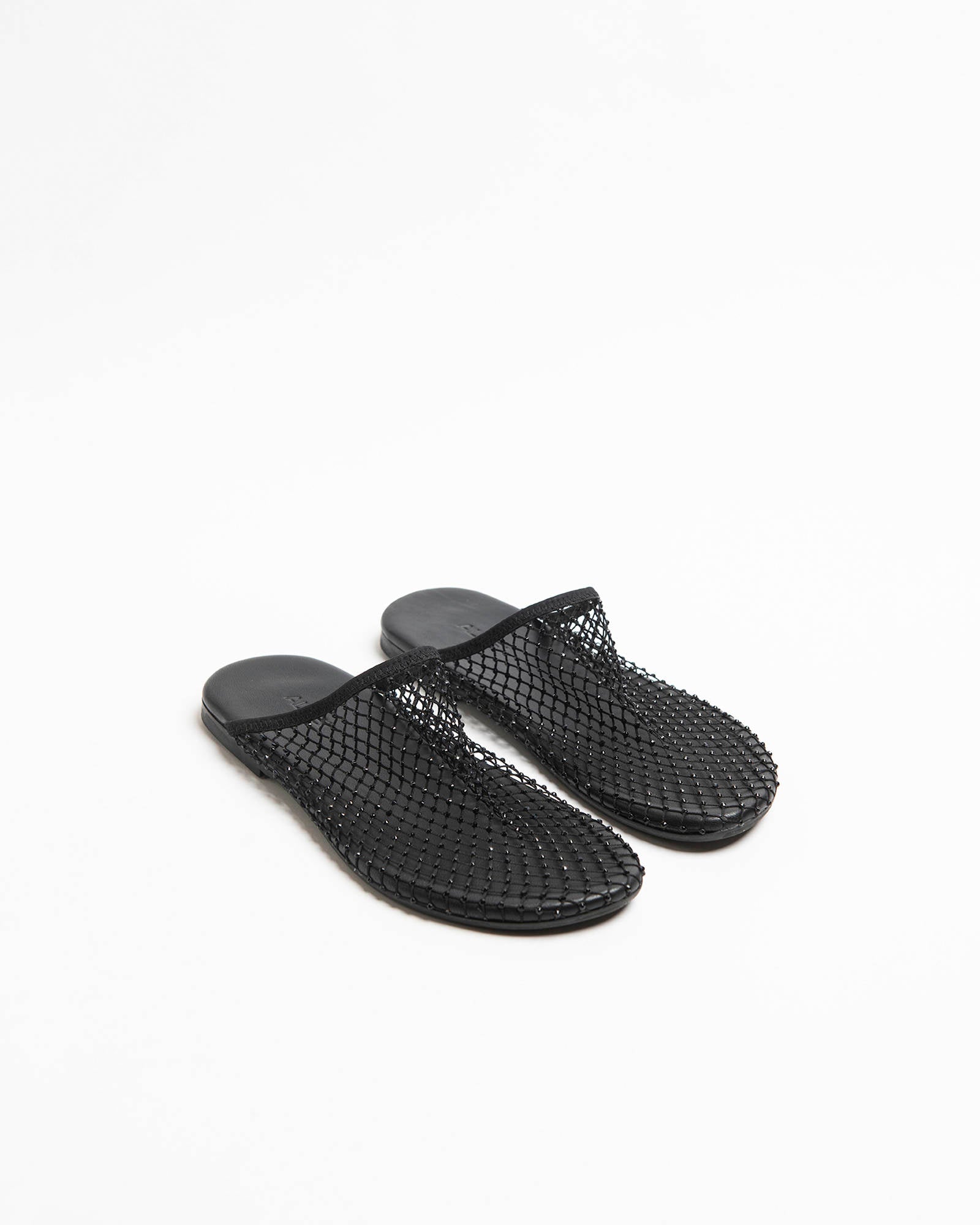 CLOG SHOES NETWORK RHINESTONE Black