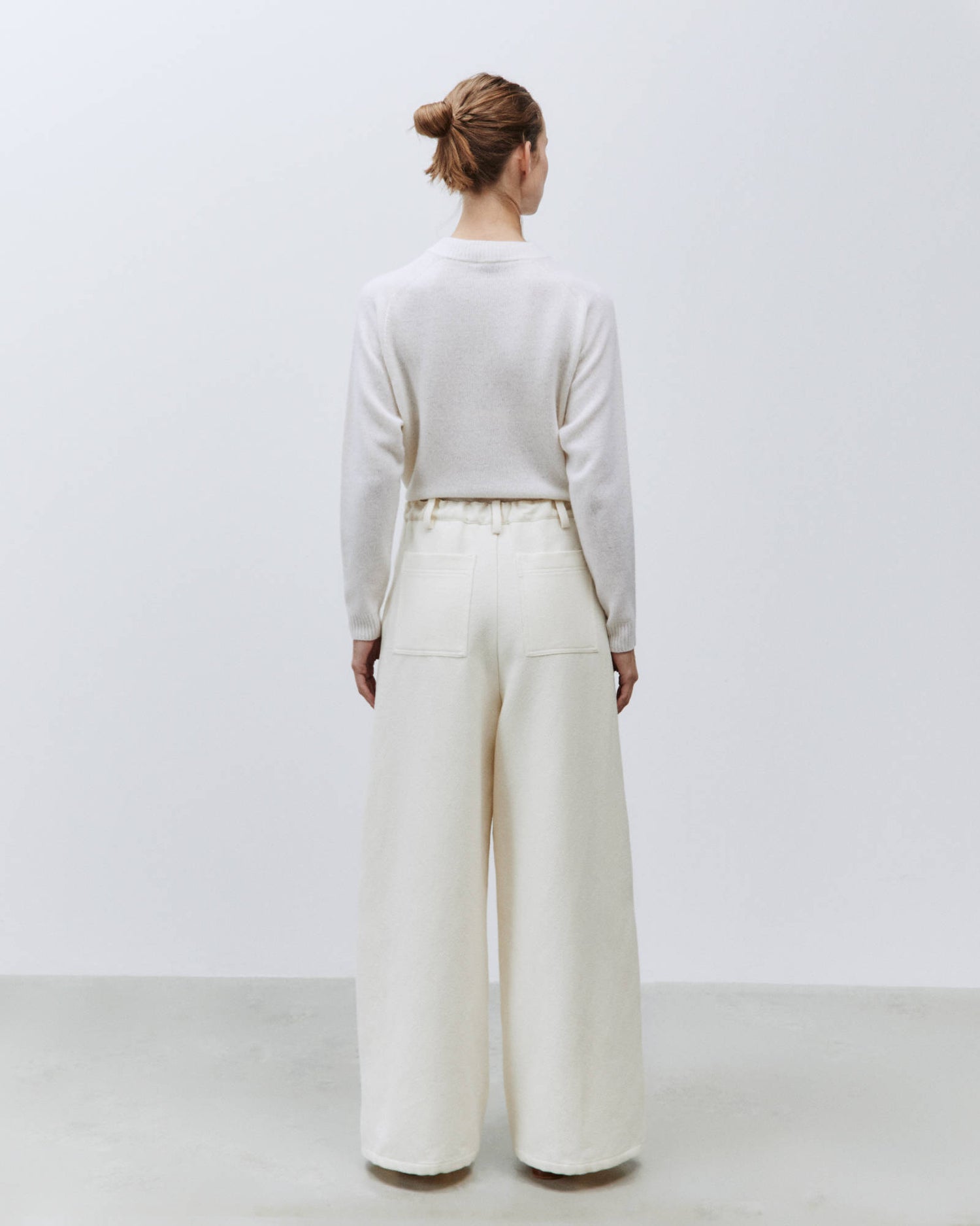 WIDE LEG CANVAS PANTS