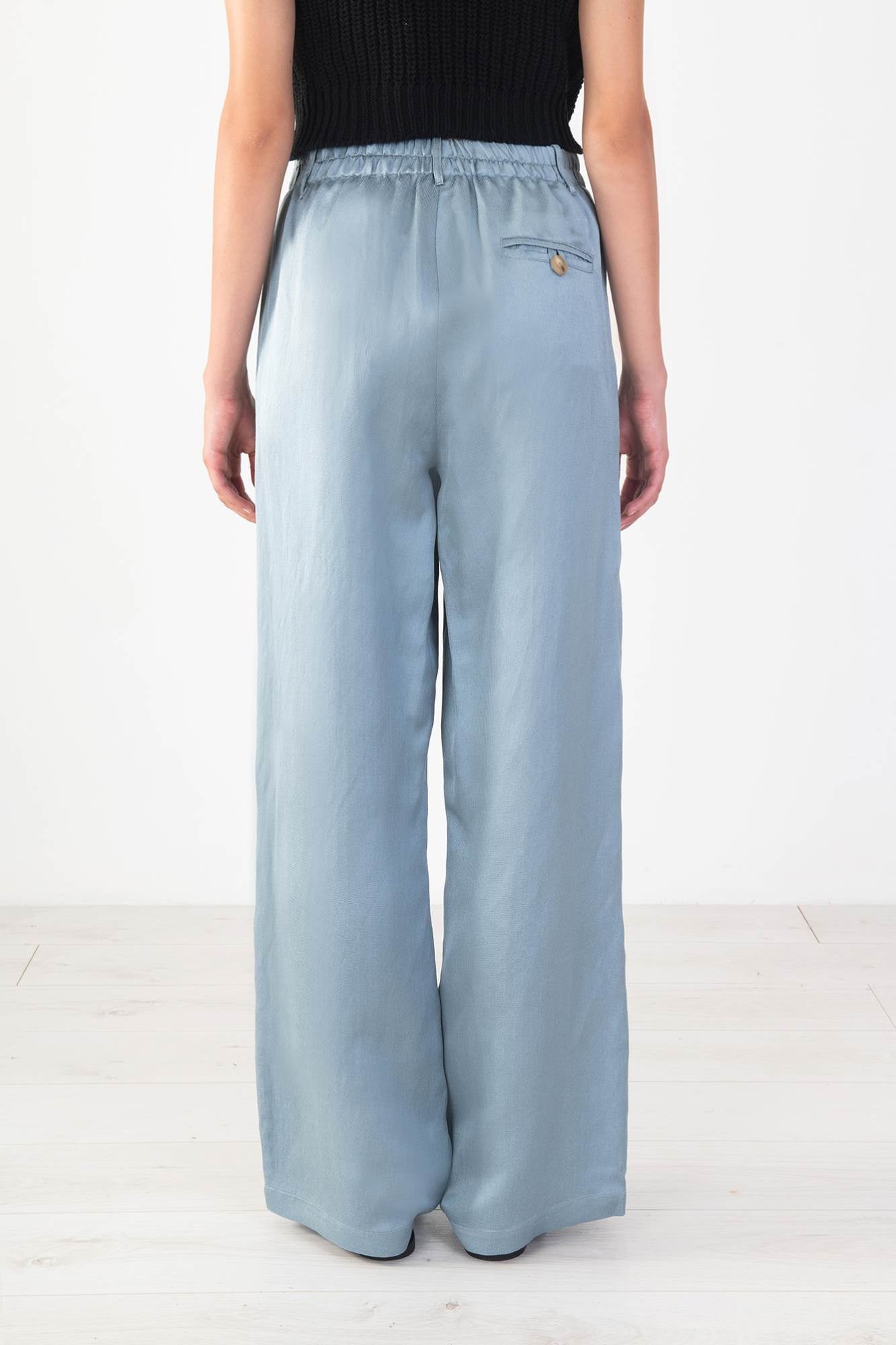 TAILORED SATIN TROUSERS