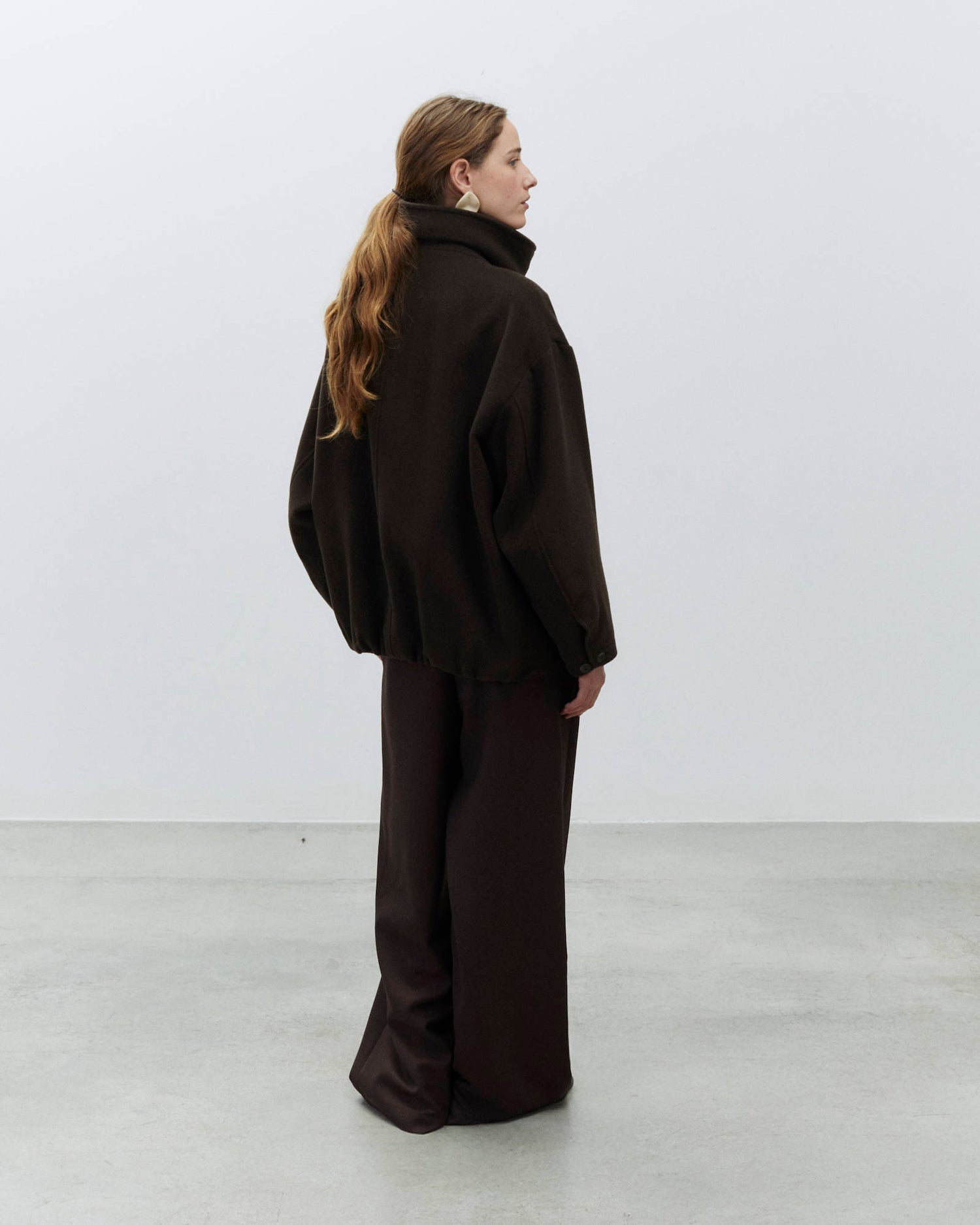 SHORT CABAN WOOL COAT