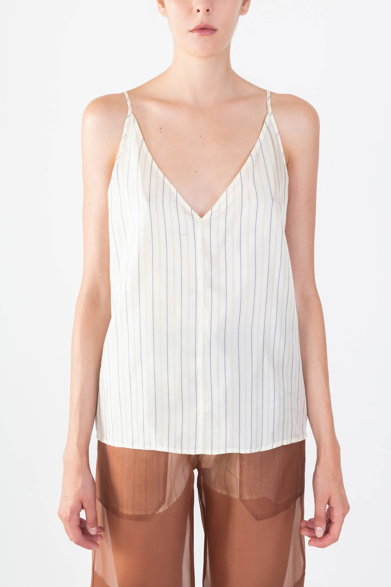THIN STRIPED TOP WITH STRAPS