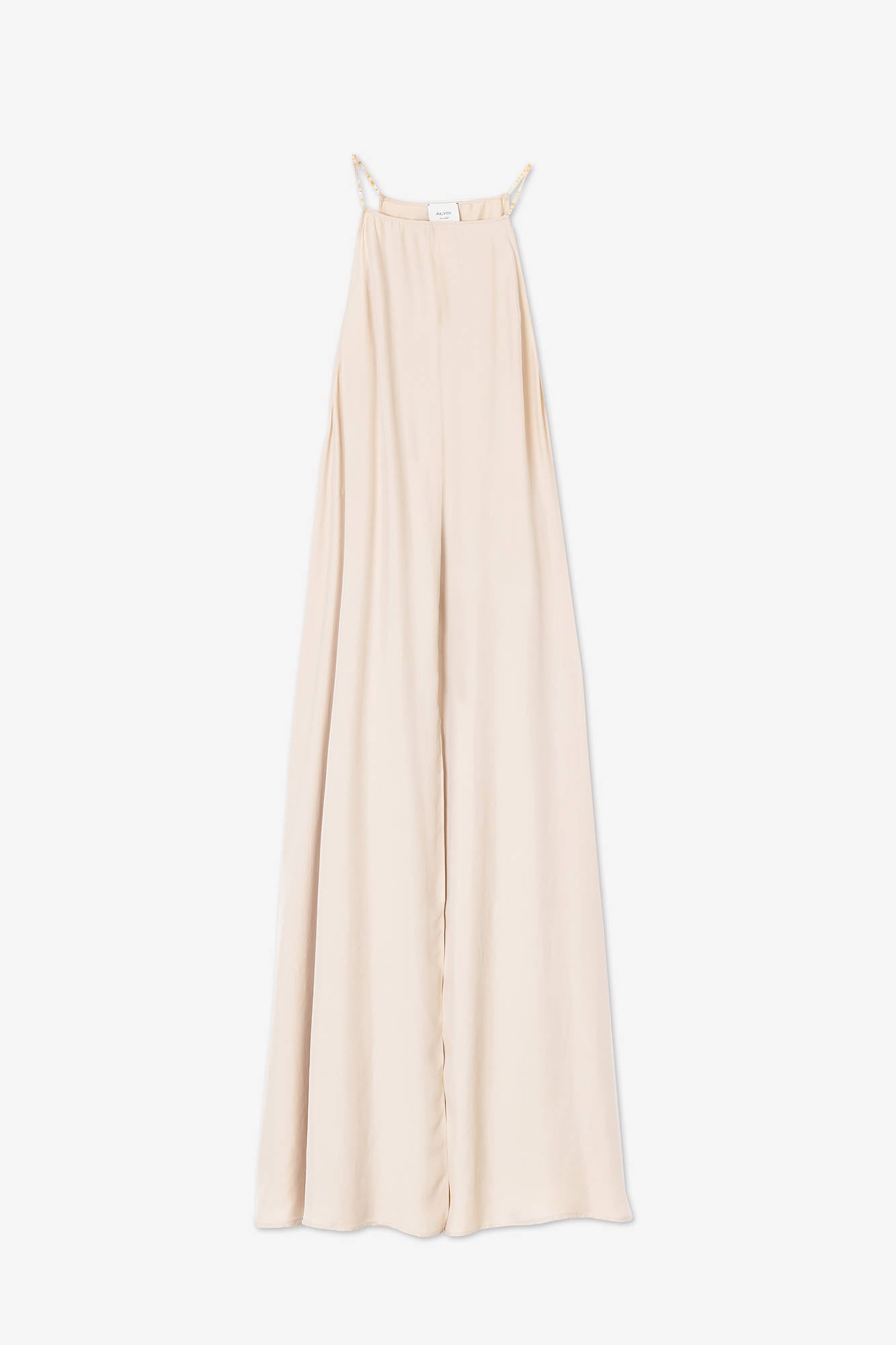 LONG SILK TWILL DRESS