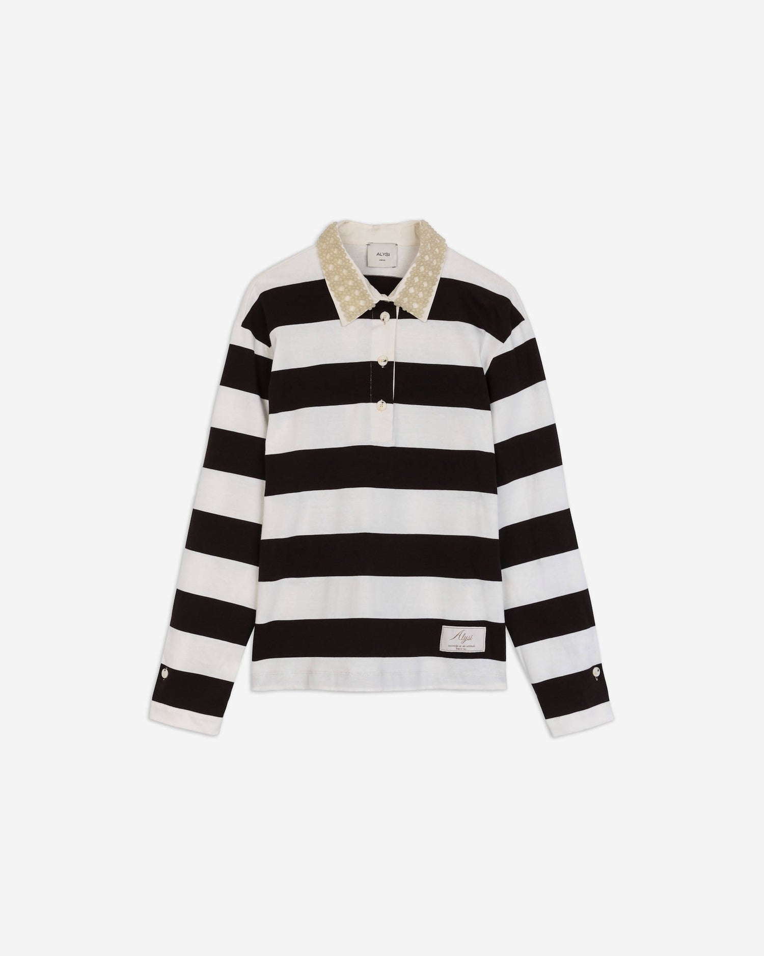 MAXI STRIPES EMBROIDERY POLO