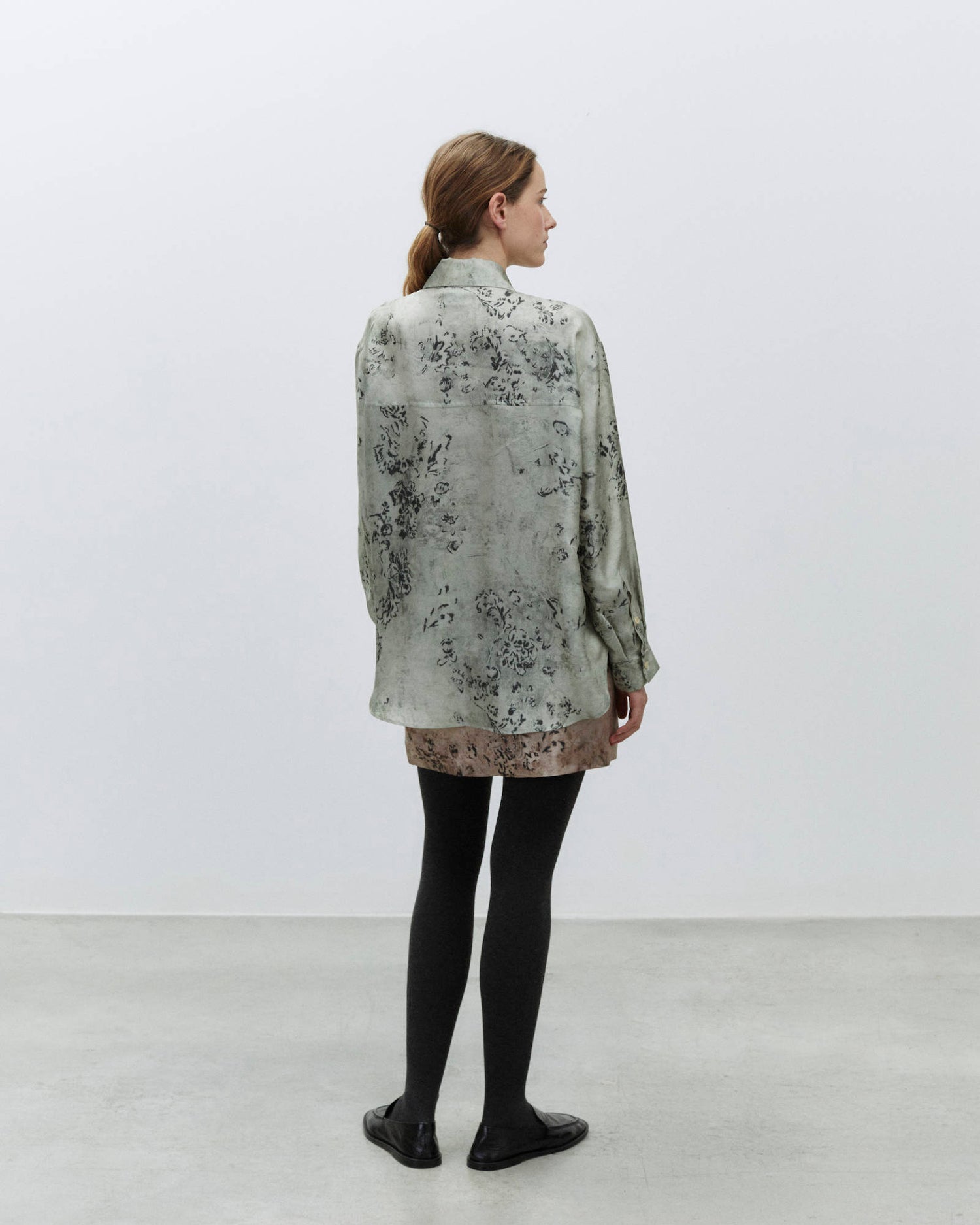 SILK TAPESTRY PRINT SHIRT